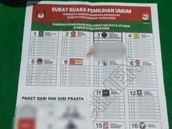 Lagi, Poster Ajakan Pilih Caleg Tertentu Beredar di Canggu