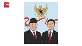VIDEO: Prabowo-Gibran Pamer Unggahan Ilustrasi Berjas saat Quick Count