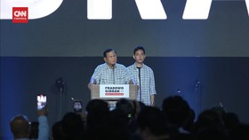 VIDEO: Pidato di Istora, Prabowo Bersyukur Menang Sekali Putaran