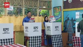 VIDEO: Momen AHY Gunakan Hak Pilih di TPS 101 Cipete