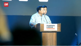 VIDEO: Prabowo Klaim Kemenangan Satu Putaran via Hasil Quick Count