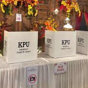 Ini Rekap Momen Menarik Pemilu 2024, TPS Dihias 
