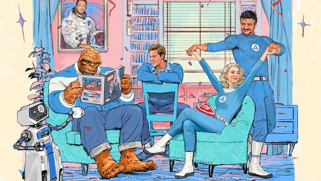 Kostum The Fantastic Four: First Steps terungkap lewat pakaian yang dikenakan Joseph Quinn sebagai Johnny Storm alias Human Torch.