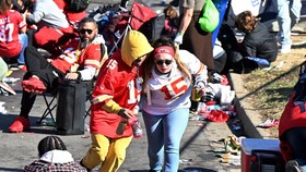 FOTO: Horor Penembakan di Parade Kemenangan City Chiefs