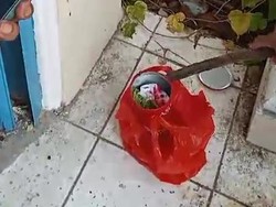 Waduh! Kantor Partai Golkar Bandar Lampung Diteror Kain Kafan