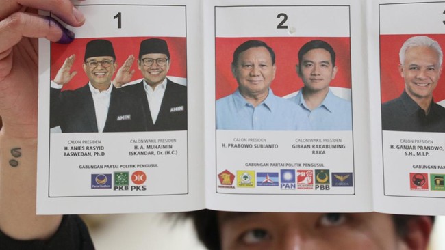 Sebelum pemungutan suara ulang (PSU) Pilpres 2024 di TPS daerah Yogyakarta, Ganjar-Mahfud kalahkan Prabowo-Gibran.