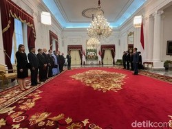 Jokowi Terima Surat Kepercayaan 9 Dubes Negara Sahabat, Jepang hingga Mesir