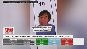 VIDEO: Viral, Komeng Pasang Foto Nyeleneh di Kertas Suara