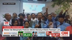 VIDEO: Eforia Kemenangan Prabwo Gibran Versi Quick Count