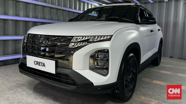 Hyundai Creta Alpha meluncur di IIMS 2024 seharga Rp421,8 juta.
