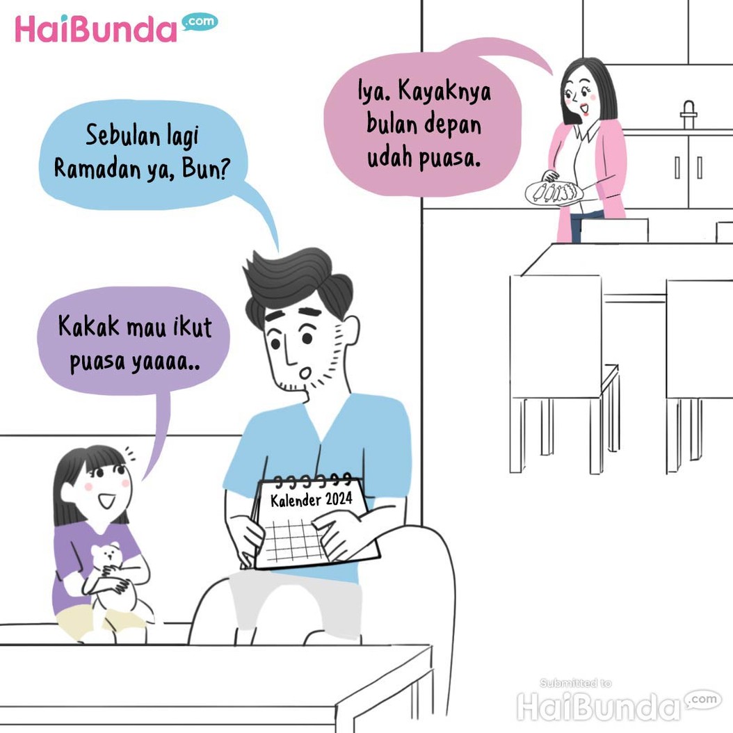 Komik Bunda&colon; Bayar Utang Puasa&comma; Yah