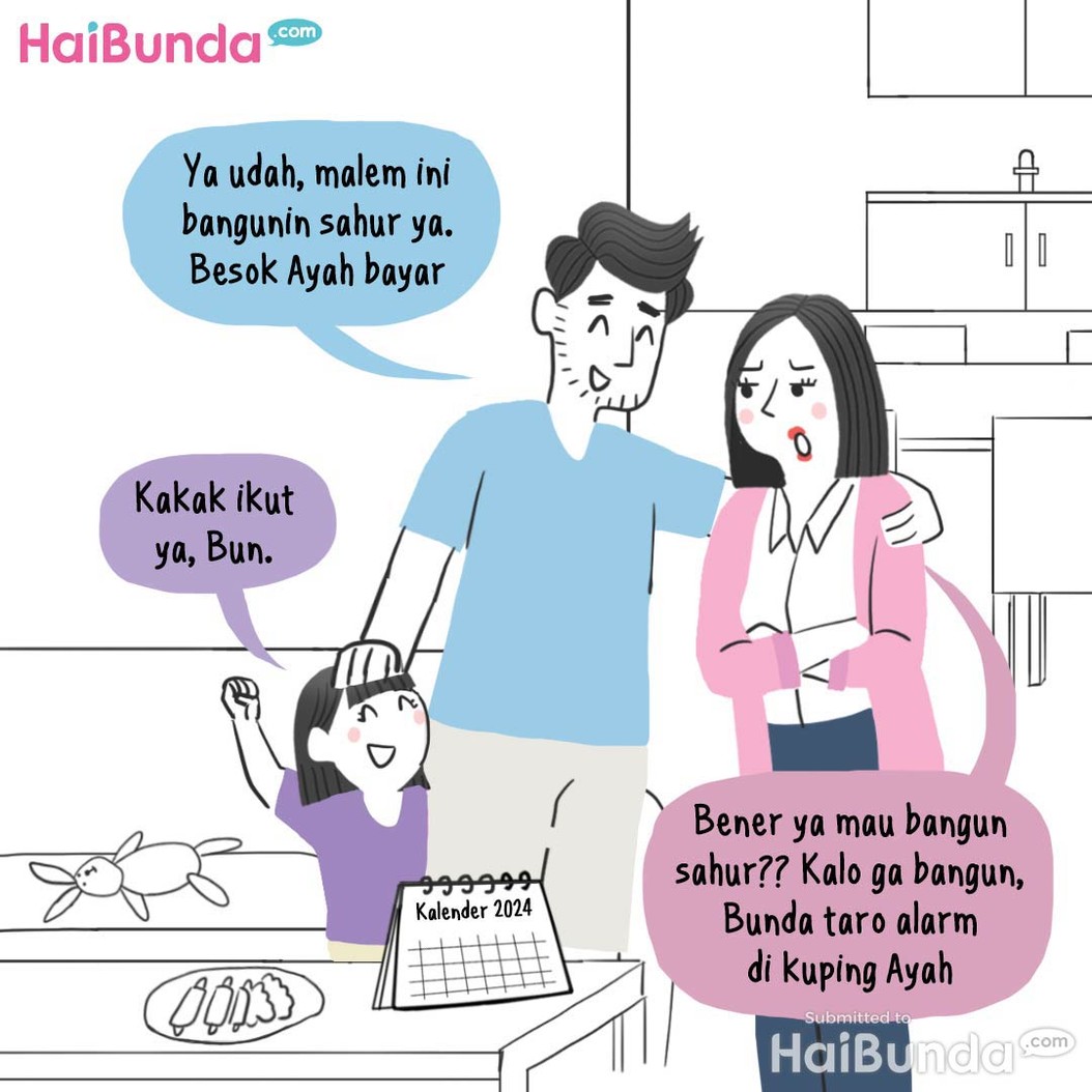 Komik Bunda&colon; Bayar Utang Puasa&comma; Yah
