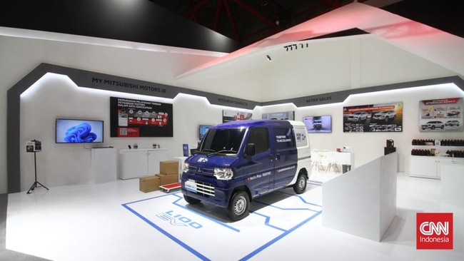 Mitsubishi L100 EV diklaim bisa tempuh jarak 180 km sekali cas.