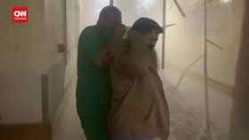 VIDEO: Horor Kekacauan Rumah Sakit Nassr usai Diserang Israel