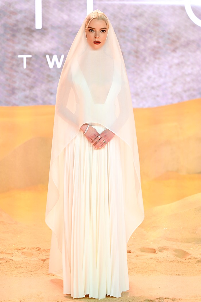 LONDON, ENGLAND - FEBRUARY 15: Anya Taylor-Joy attends the World Premiere of 