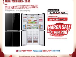 Untung Terus! Kulkas Dua Pintu Diskon Rp 3 Jutaan di Transmart Full Day Sale