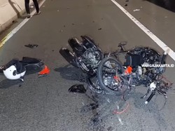 Lawan Arah Hindari Polisi, Pemotor Tewas Tertabrak Mobil di JLNT Casablanca