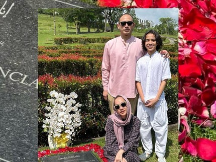 7 Potret BCL Ajak Noah dan Tiko Nyekar Kenang 4 Tahun Kepergian Ashraf Sinclair