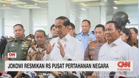 VIDEO: Jokowi Resmikan RS Pusat Pertahanan Negara