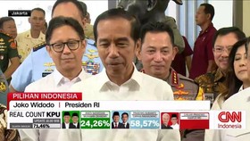 VIDEO: Jokowi Respon Wacana PDIP Jadi Oposisi Prabowo-Gibran