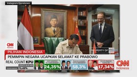 VIDEO: Pemimpin Negara Ucapkan Selamat Ke Prabowo