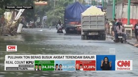 VIDEO: Puluhan Ton Beras Busuk Akibat Terendam Banjir
