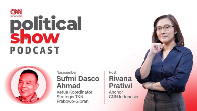 Political Show Podcast akan menghadirkan Sufmi Dasco Ahmad dan tayang live streaming Rabu (21/2) pukul 17.00 WIB.