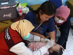 Imunisasi Polio Putaran Kedua di Surabaya Dimulai, Sasar 329 Ribu Anak