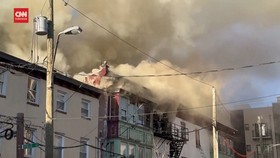 VIDEO: Sejumlah Bangunan di Philadelphia Dilalap Si Jago Merah