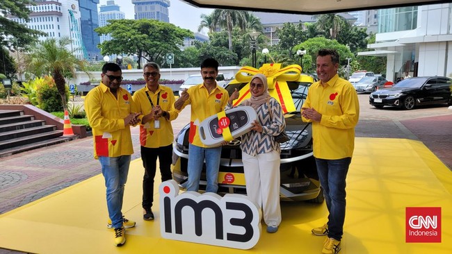 Sebanyak 13 juta pelanggan Indosat ikut program undian dengan hadiah mobil listrik Hyundai Ioniq 5 sampai PS5. Berapa persen dari total pengguna app?