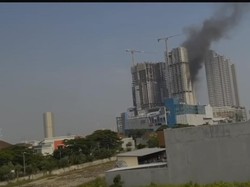 Apartemen Pakuwon City Surabaya Terbakar