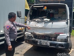 Truk Vs Motor di Kemalang Klaten, Emak-Emak Meninggal