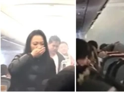 Viral Video Power Bank Meledak di Pesawat Menuju China, Kabin Penuh Asap