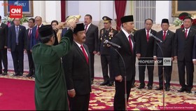 VIDEO: Detik-detik AHY dan Hadi Tjahjanto Ucapkan Sumpah Jadi Menteri