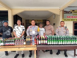 Polisi Sita 168 Botol Miras Ilegal di Entrop Jayapura, Minta Pengedar Kapok