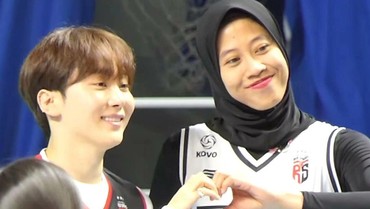 img-title 7 Potret Seungkwan SEVENTEEN bareng Megawati Atlet Indonesia