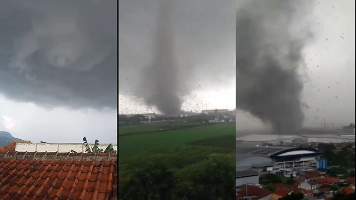 Viral di Medsos Ngerinya Tornado Rancaekek, Ini Bedanya dengan Puting Beliung