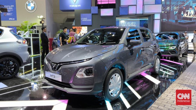 VF 5 merupakan salah satu mobil listrik yang bakal dijual Vinfast di Indonesia untuk bersaing dengan Wuling Air EV.