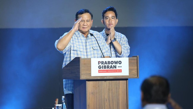 Faktor keunggulan pasangan calon nomor urut dua Prabowo Subianto-Gibran Rakabuming Raka dalam Pilpres 2024 adalah tingginya partisipasi generasi muda.