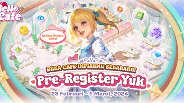 Cara Pra-Registrasi Game Hello Cafe