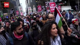 VIDEO: Kaum Yahudi AS Pro-Palestina Demo Tuntut Gencatan Senjata