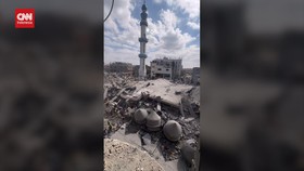 VIDEO: Penampakan Masjid di Rafah Hancur Imbas Bombardir Israel