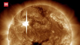 VIDEO: Penampakan <i>Solar Flare</i> Kategori X di Permukaan Matahari
