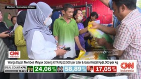 VIDEO: Warga Serbu Beras Di Pasar Murah Keliling