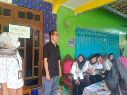 Coblos Ulang, Prabowo-Gibran Menang di TPS 03 Desa Plangwot Lamongan