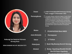 Aksi Fujafauziah Tilap Duit Toko Kosmetik Kini Jadi Buronan Polisi