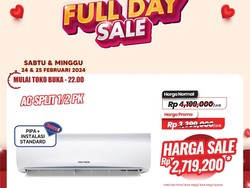 Serbu! AC Split 1/2 PK Diskon Rp 1,5 Juta di Transmart Full Day Sale