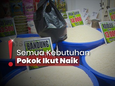 Harga Beras Melambung Tinggi, Penjual dan Pembeli Makin Menjerit