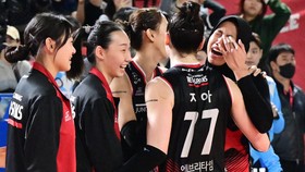 Megawati Ungkap Alasan Menangis Usai Red Sparks Gilas Pink Spiders