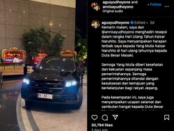 Mobil Mercedes-Benz Hitam Berpelat RI 41 yang Ditumpangi AHY
